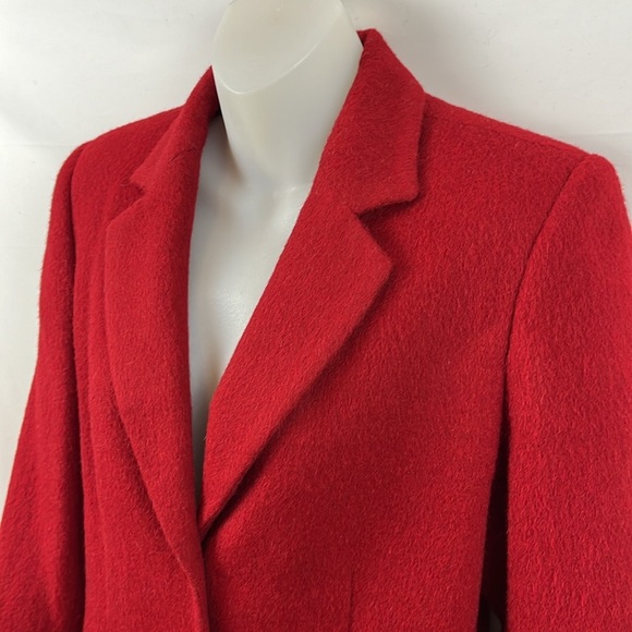 Ralph Lauren Rugby Retired Line Single Breasted Lamb Wool‎ - Alpaca Red Jacket S - Picture 5 of 11